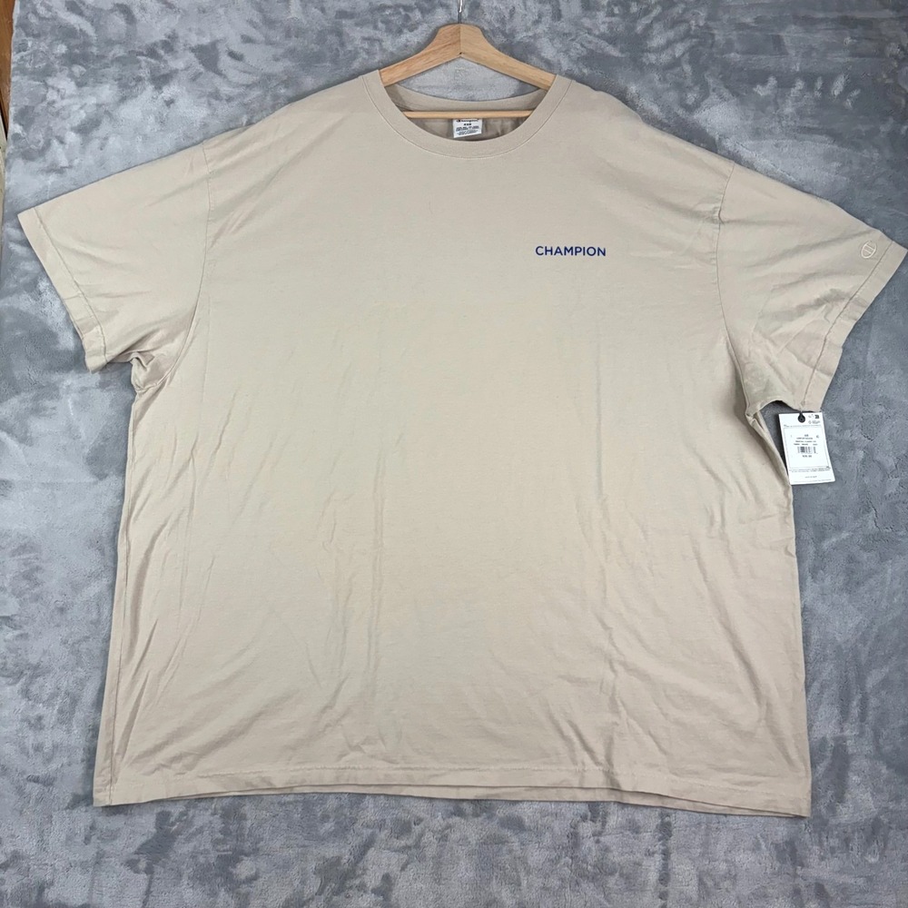 Champion Comfort Wash T-shirt Mens 4XB Rewriting The Playbook Since 1919 NEW - Picture 2 of 9